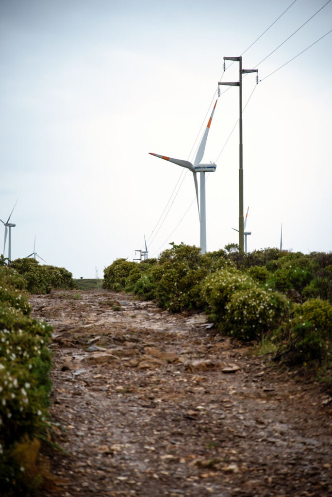 Windfarm near Tertenia, Sardinia