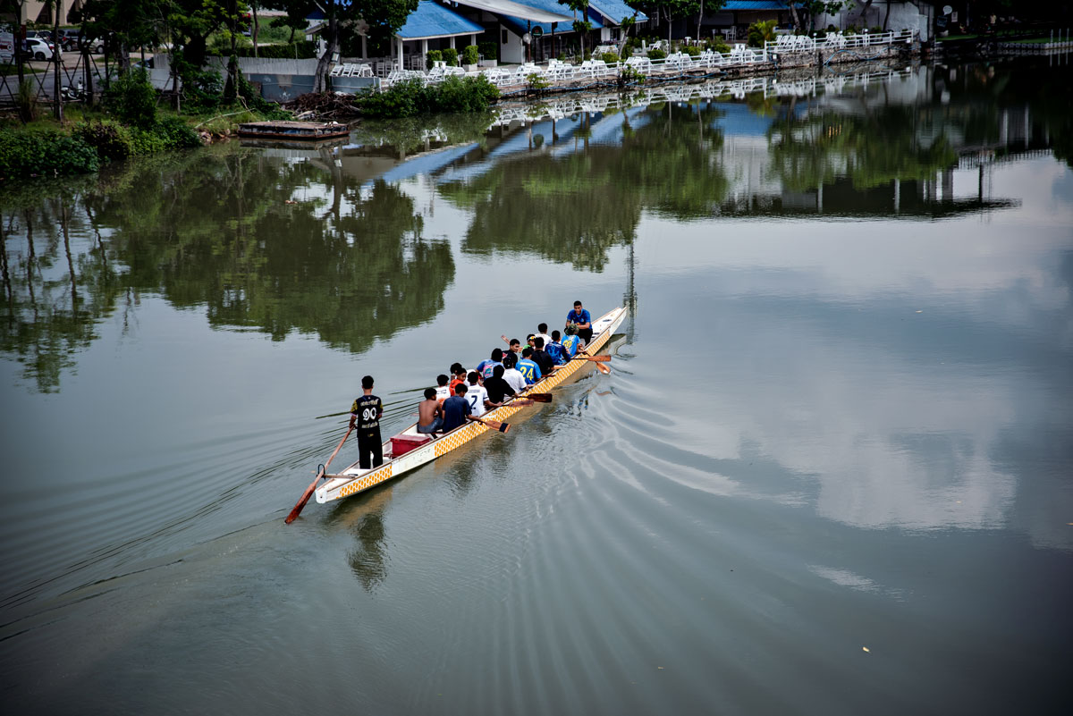Canoe on the River in Rayong