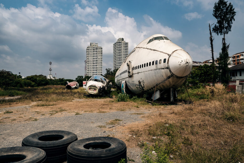 Airplane Graveyard in Bangkok