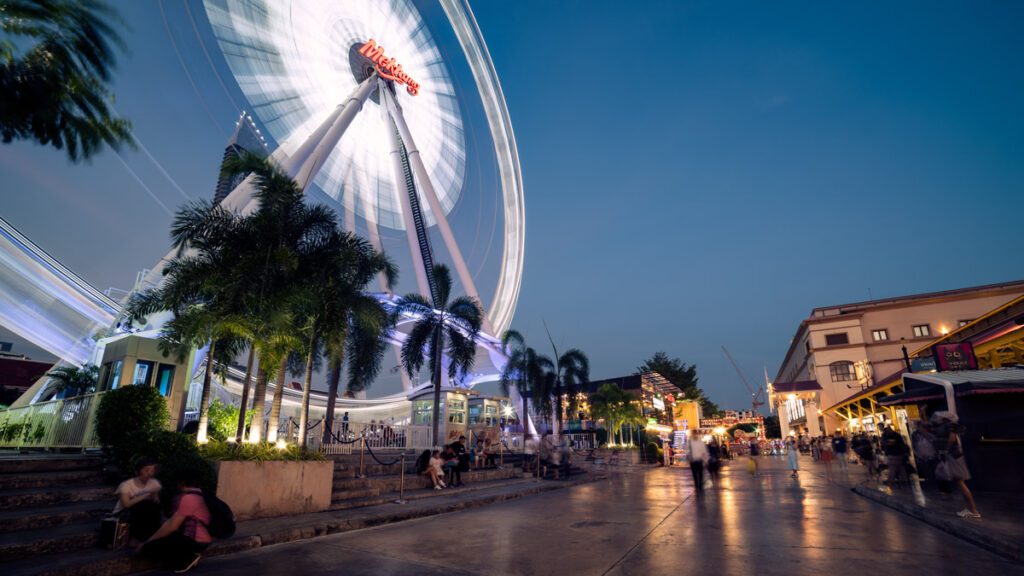 Mekkong Big-Wheel at Asiatique in Bangkok