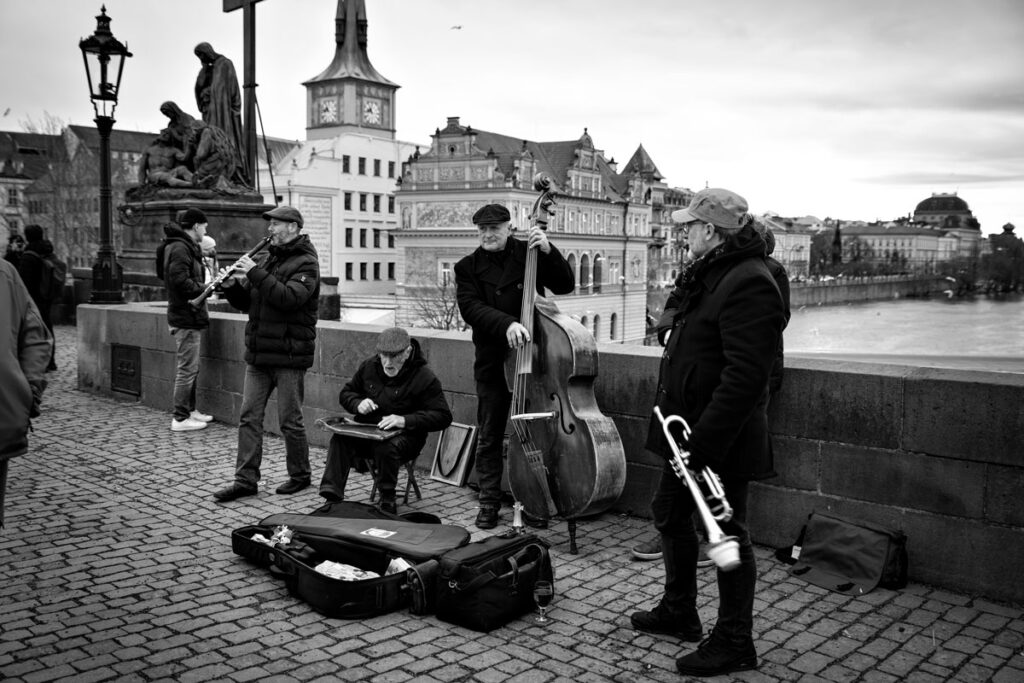 Street Musicians on the Charles Bridge