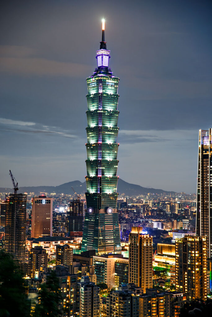 Skyline of Taipei