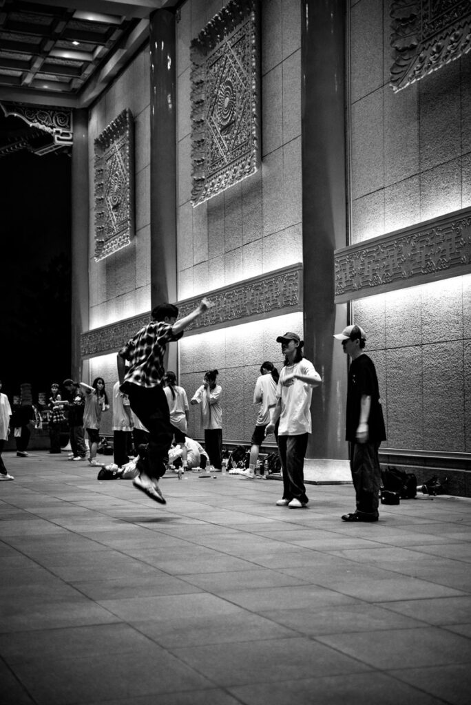 Teenagers Dancing At National Theater Hall Taipei