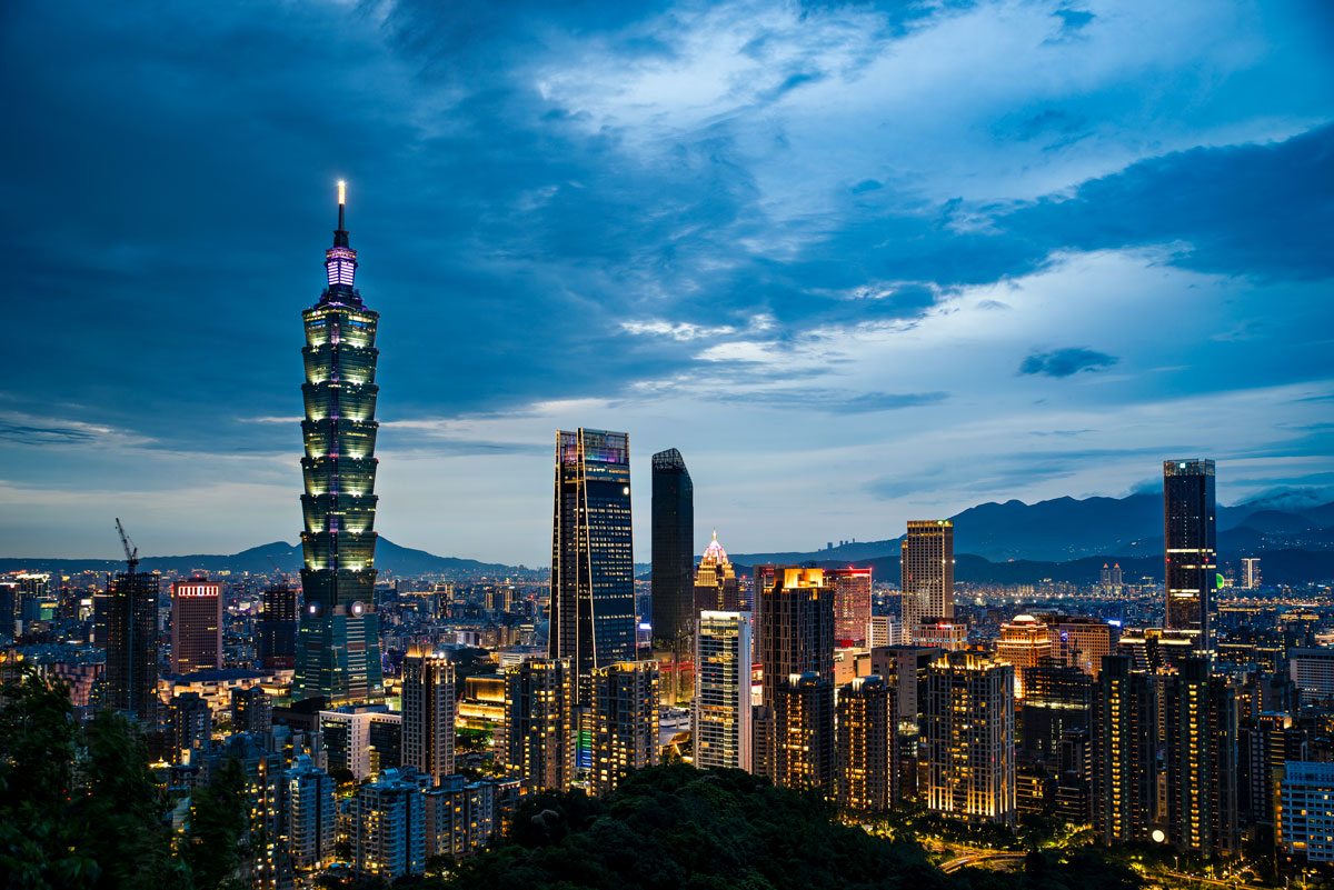 Skyline of Taipei