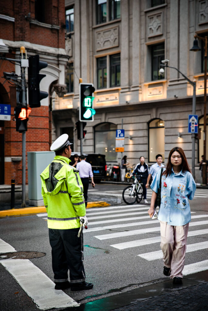 Traffic Officer in Shanghai