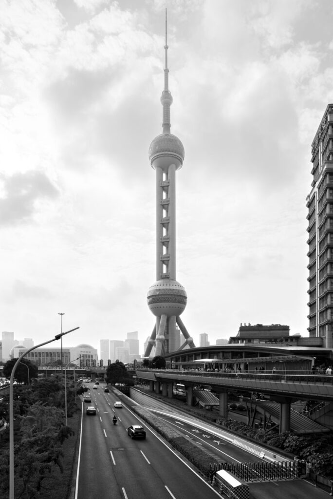 Oriental Pearl Tower in Shanghai