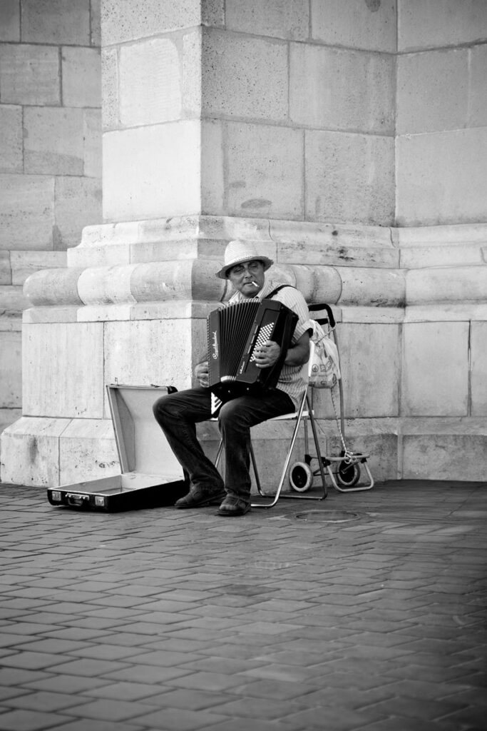 Street Artist in Budapest