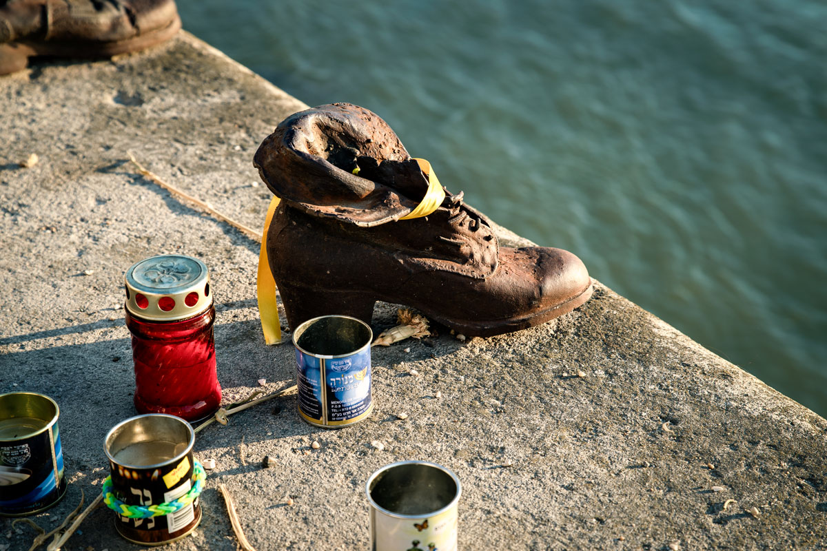 Shoes at the Banks of the Danube