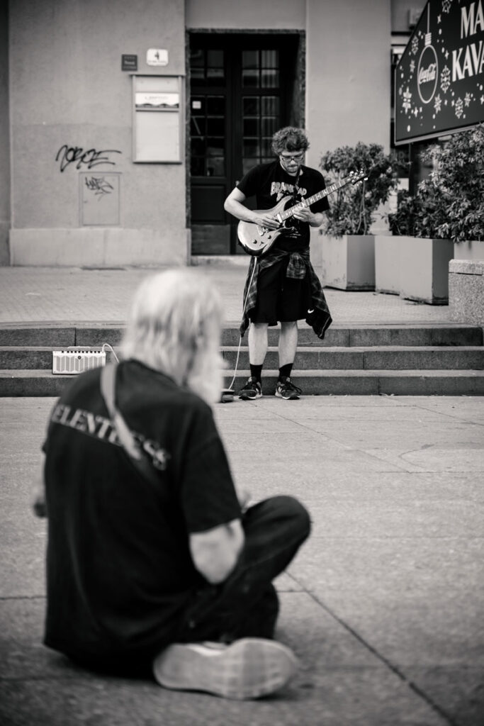 Street Musician in Zagreb