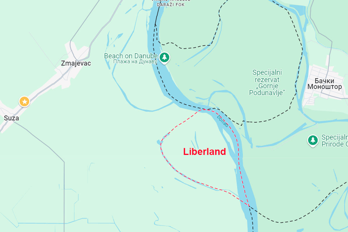 Map of Liberland