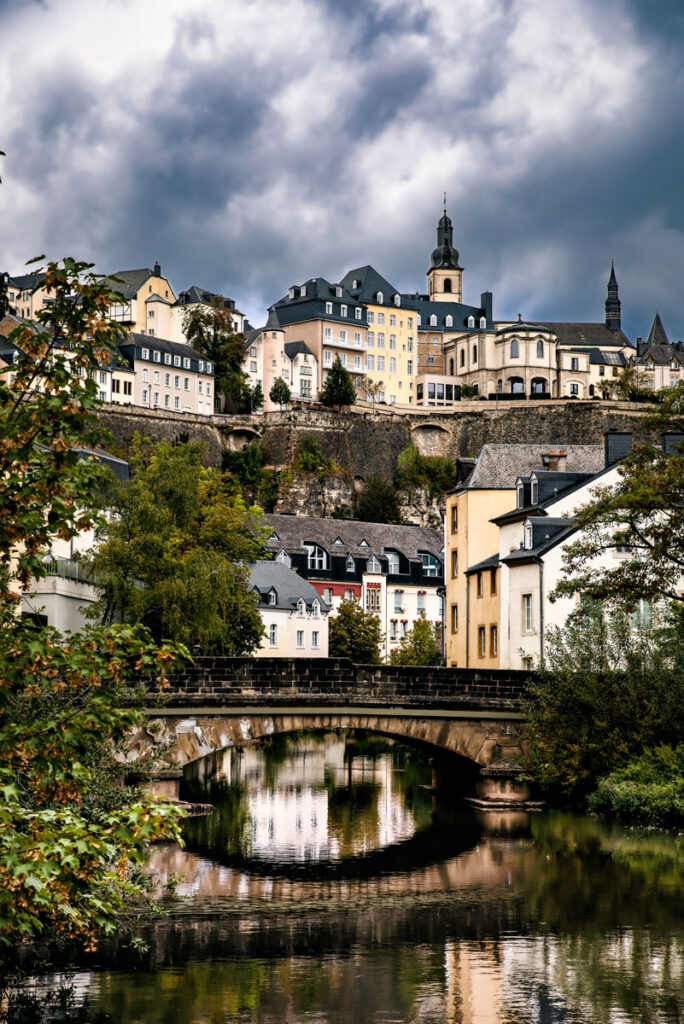 Bridge Over Alzette in Luxembourg