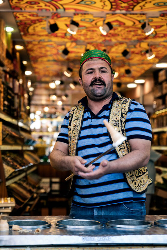 Ice Cream Seller in Istanbul