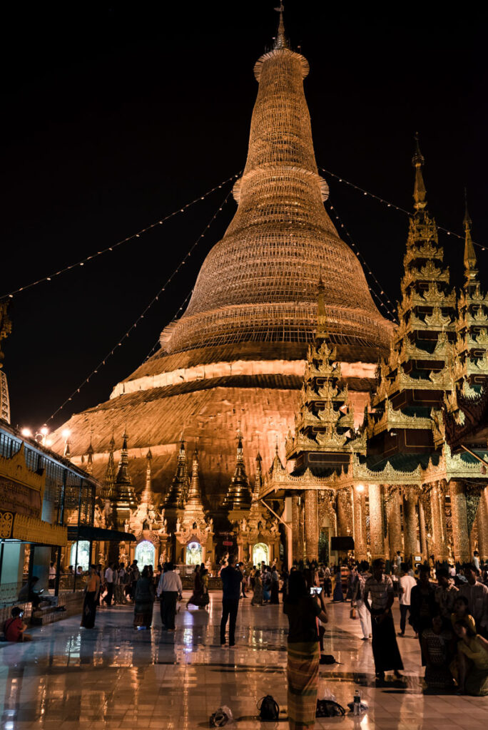 Shwedagon Pagoda in Yangon