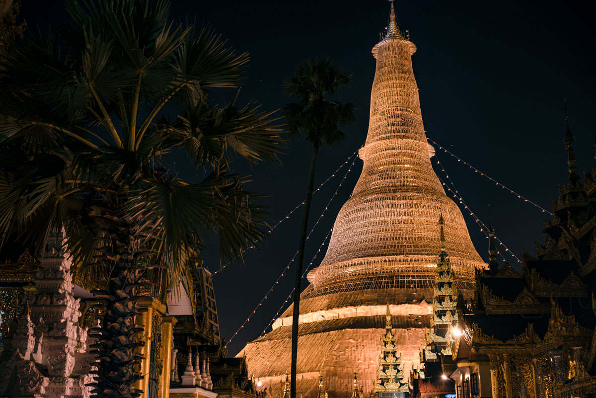 Shwedagon Pagoda in Yangon