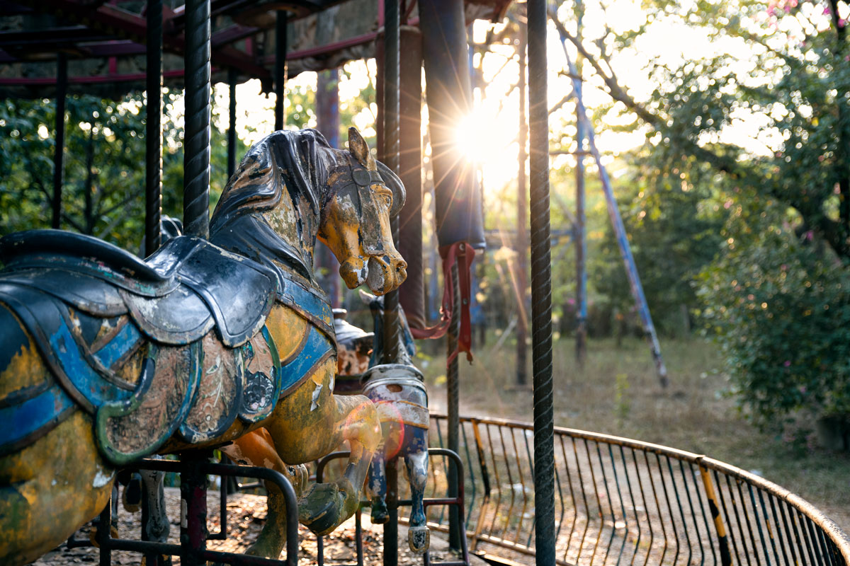 Abandoned Amusement Park in Yangon