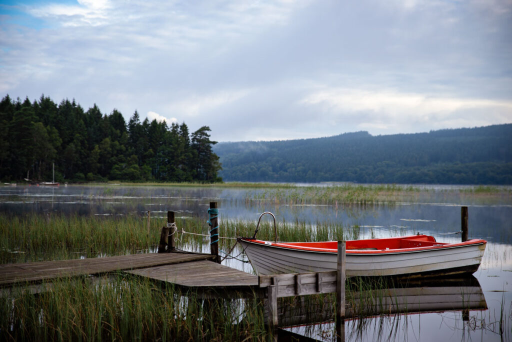 Lake at Raggarkullen in Sweden