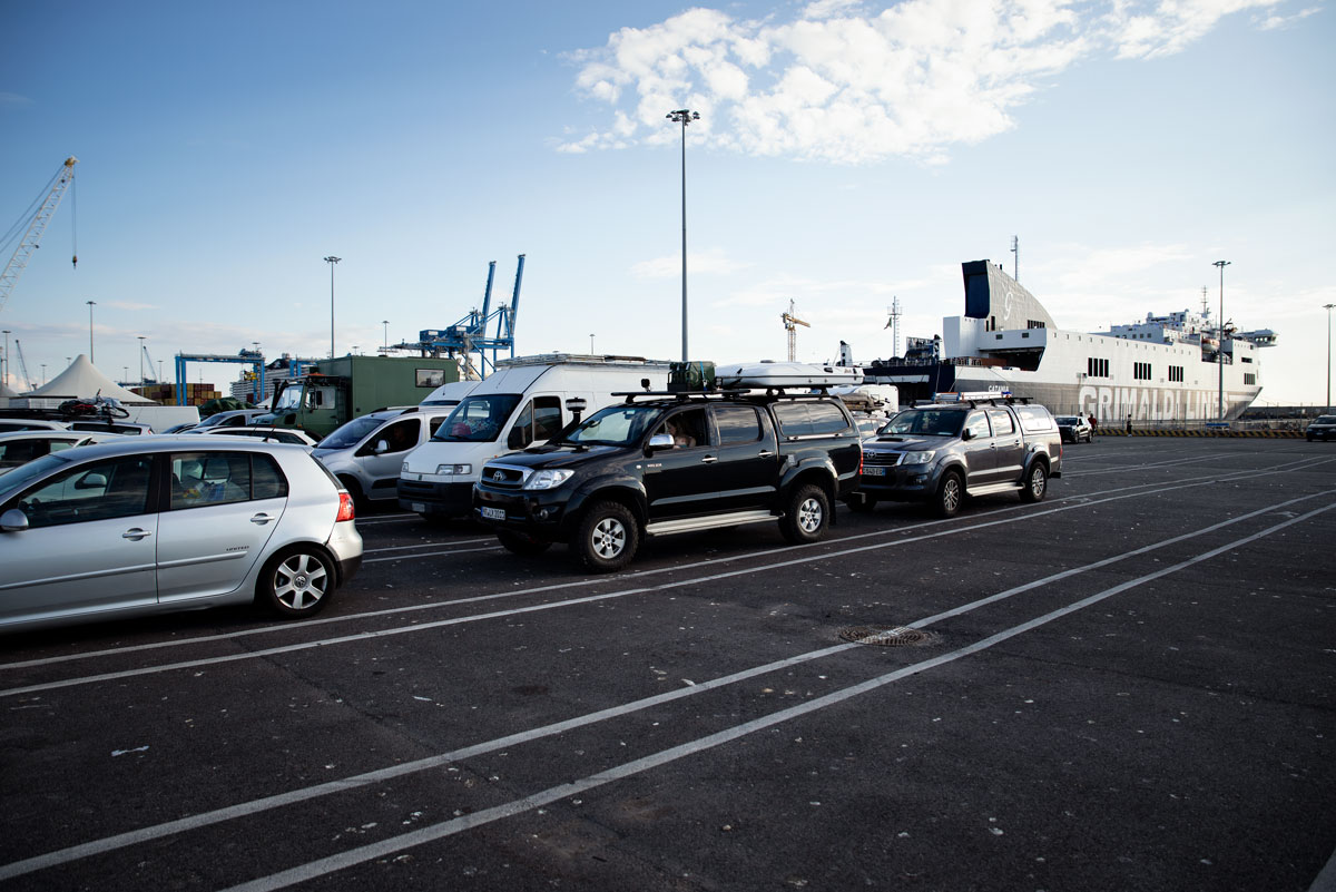 Ferry Terminal in Civitavecchia