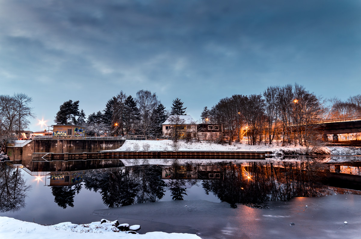 Wintertime in Gießen, Germany
