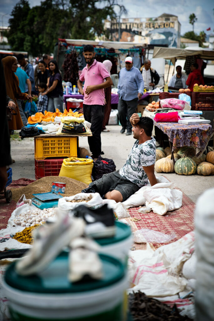 Morning Market in Testour