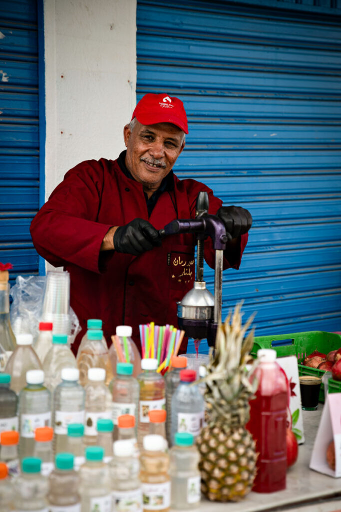 Morning Market in Testour