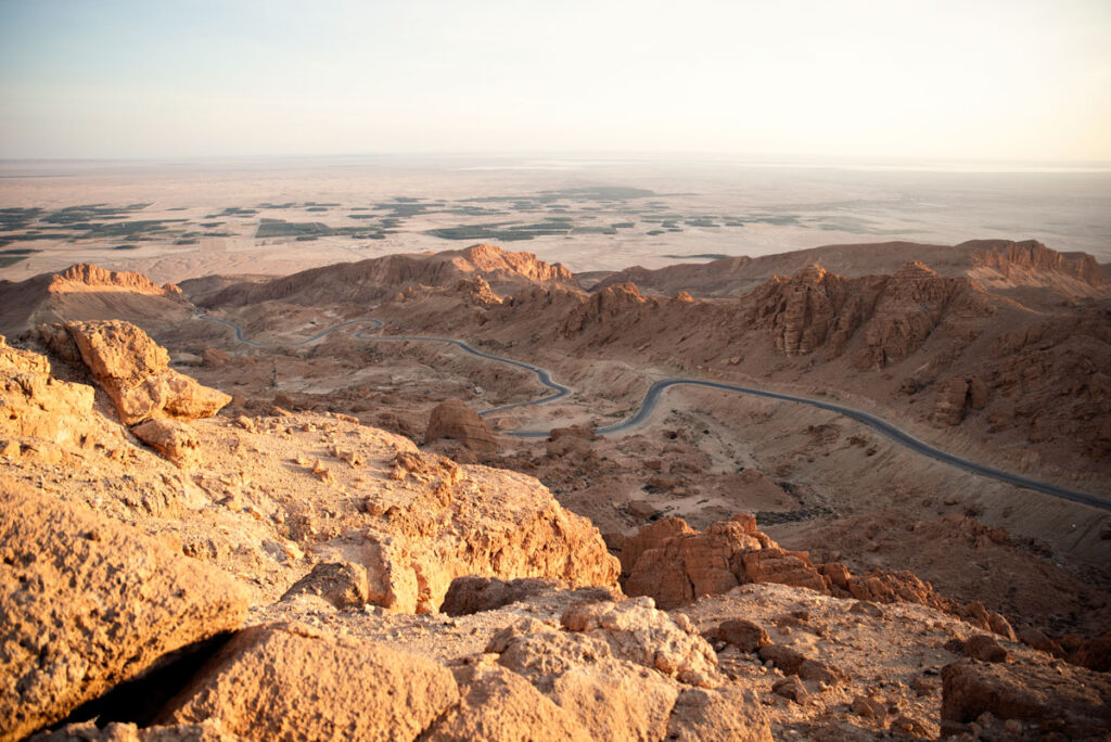 Sunset at the Rommel Track