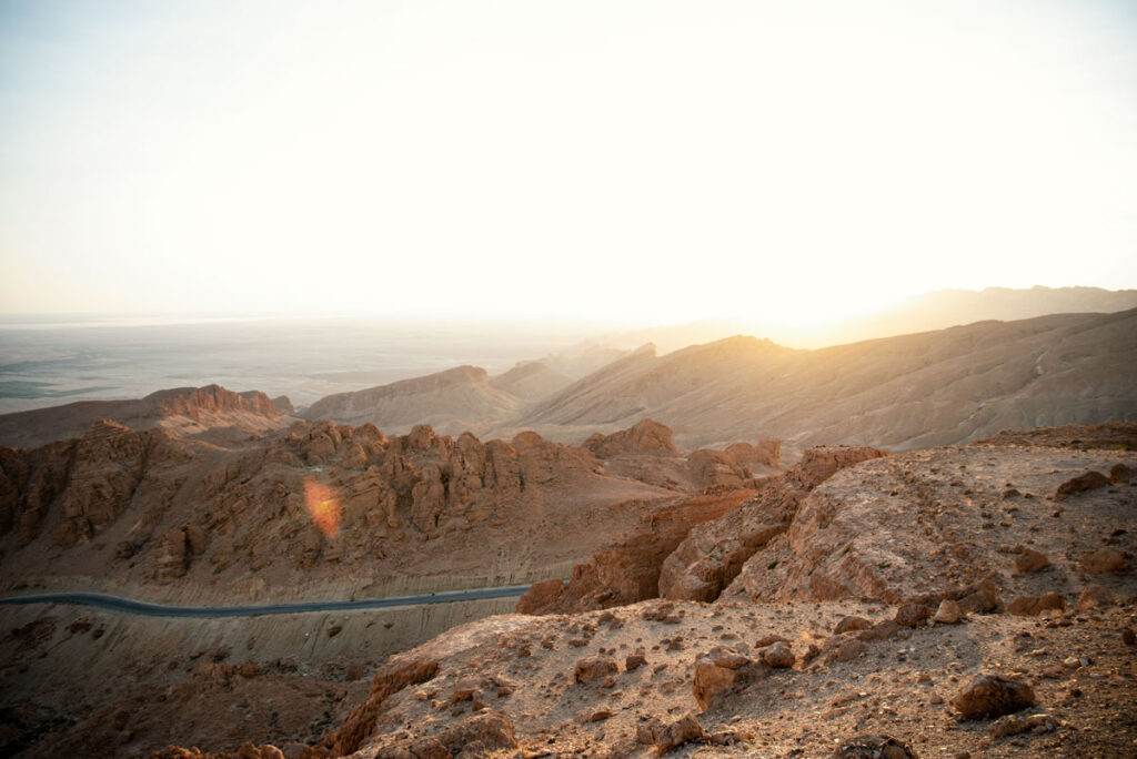 Sunset at the Rommel Track
