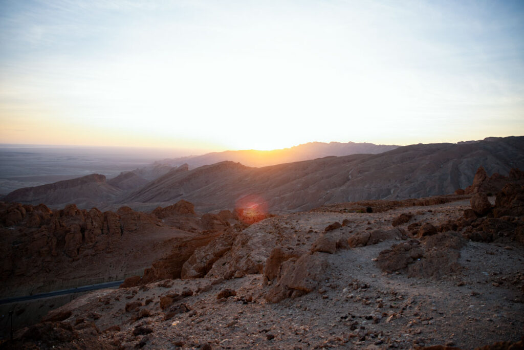 Sunset at the Rommel Track