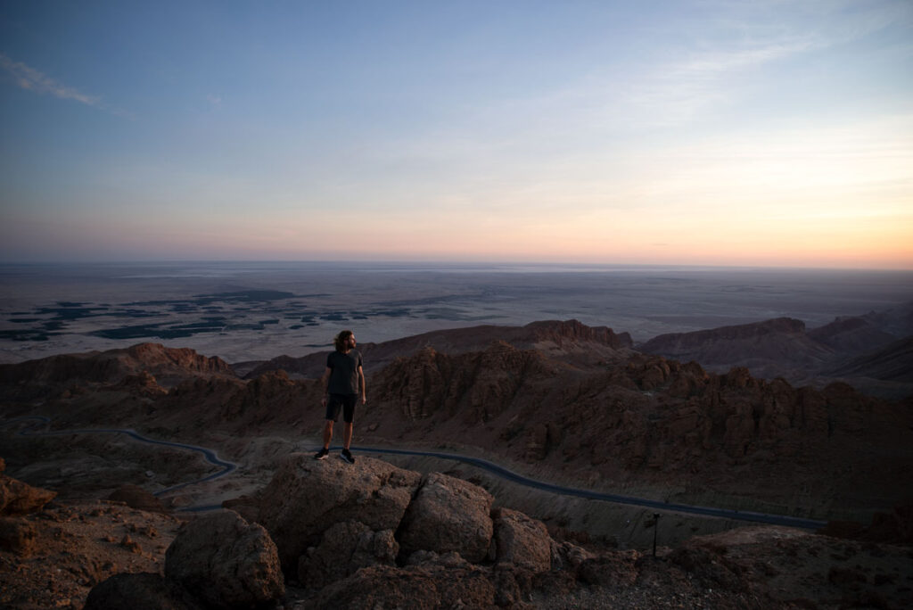 Sunset at the Rommel Track