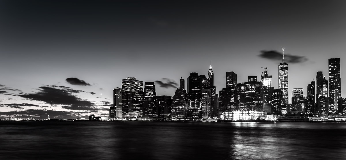Evening Skyline of Manhattan