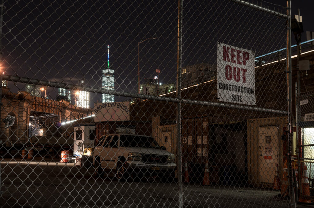 Keep Out at Brooklyn Bridge