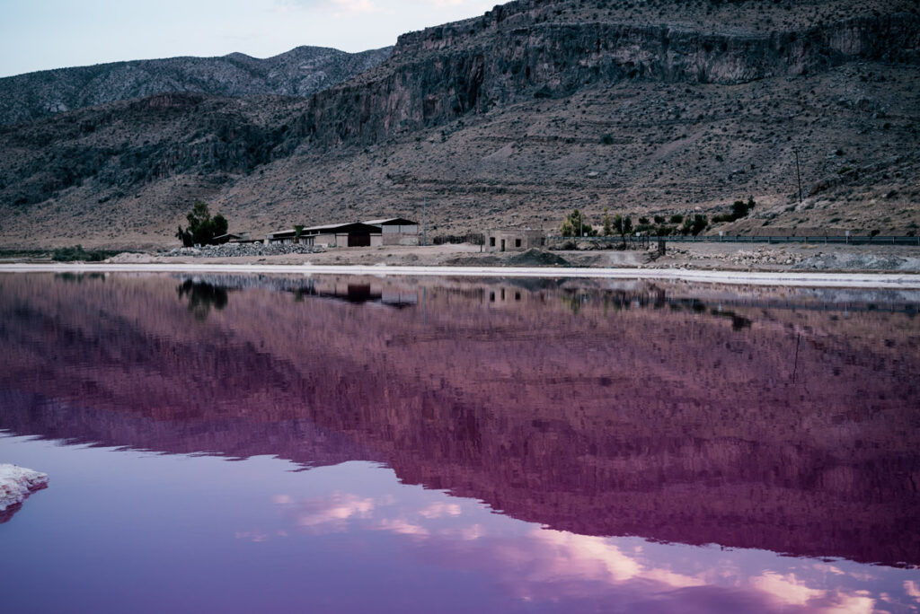 Maharloo Lake in Iran