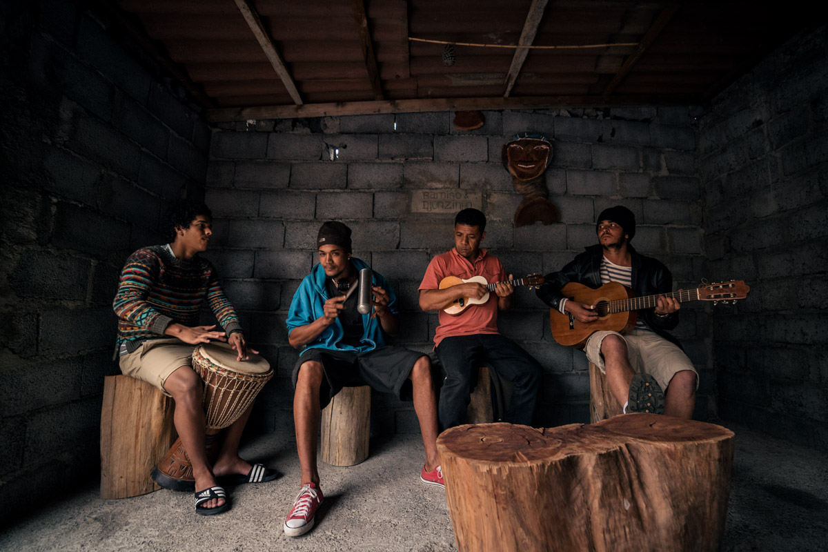 Musicians at Pico do Fogo