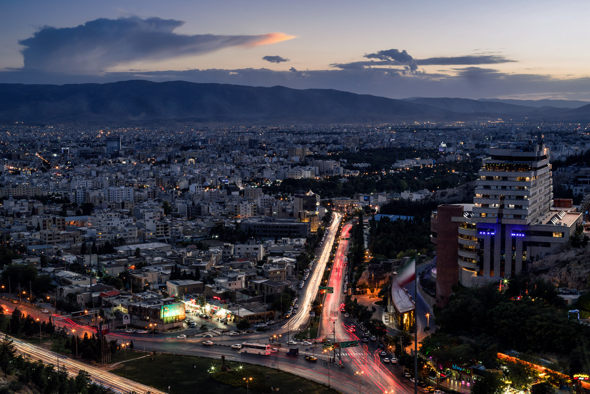 Night is Coming in Shiraz