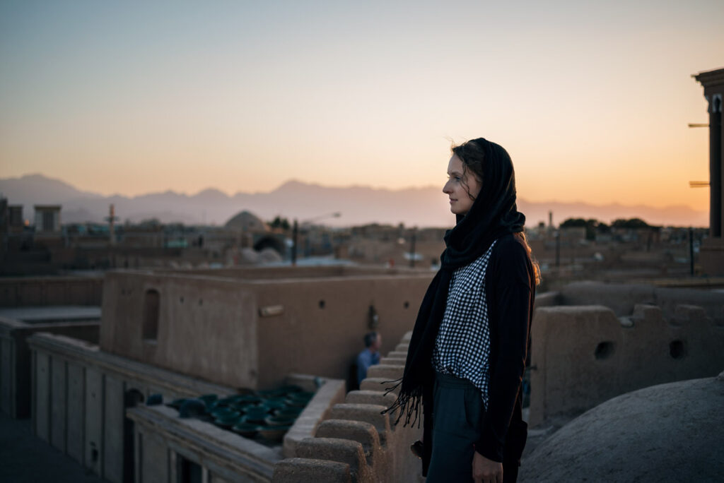 On The Roofs of Yazd