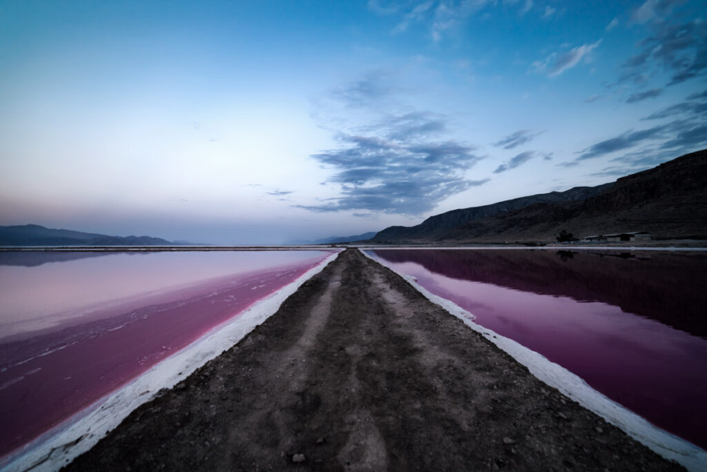 Maharloo Lake in Iran