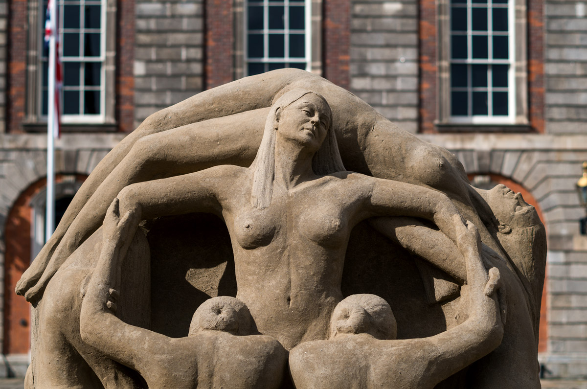 Sand Woman in Dublin