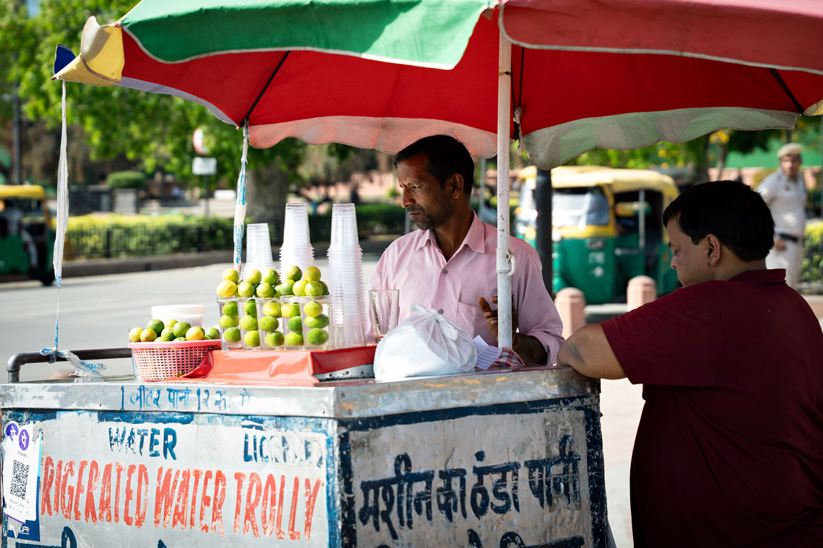Indian Lemon Juice Vendor