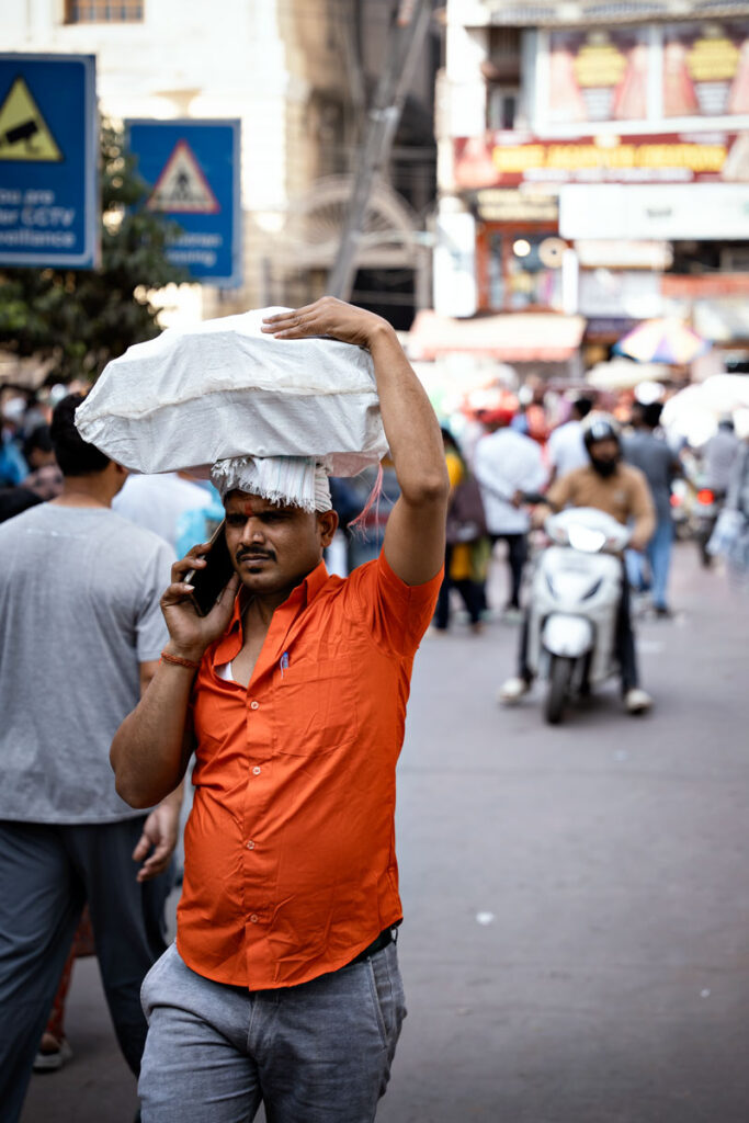 On the Streets of Old Delhi
