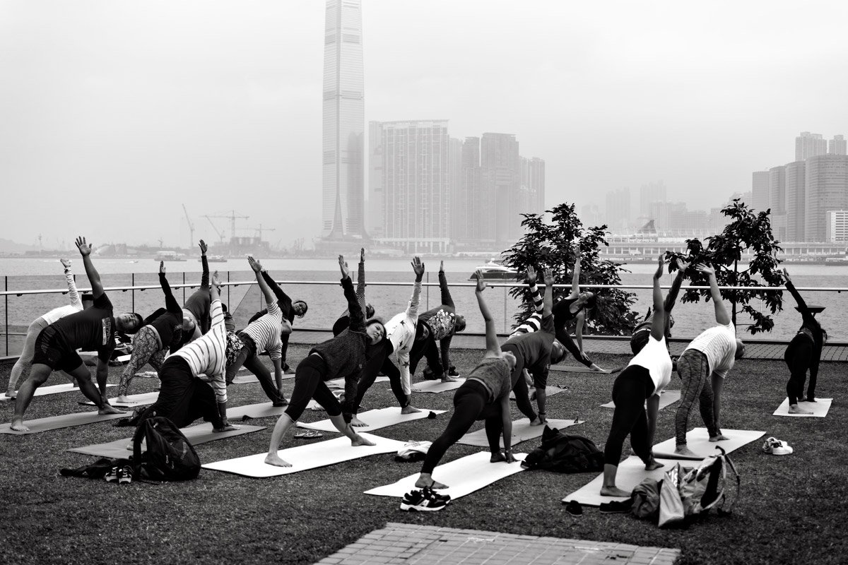 Hongkong Skyline Yoga