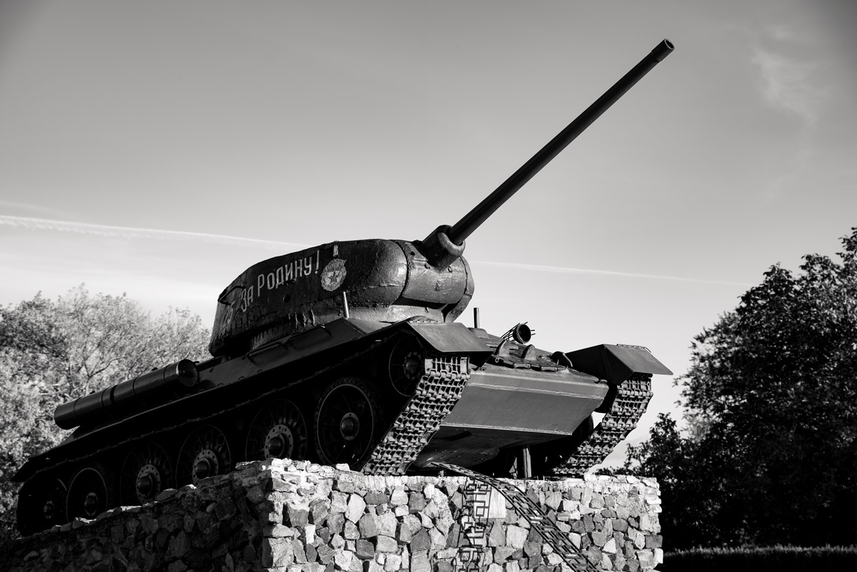 Tank in Tiraspol Transnistria