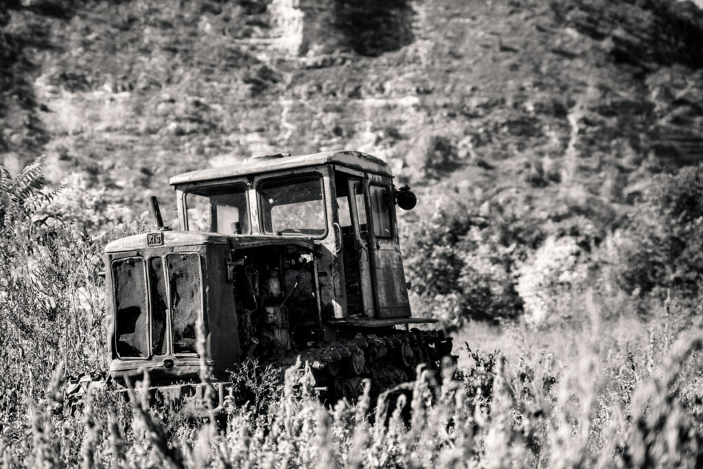 Old Tractor in Moldova