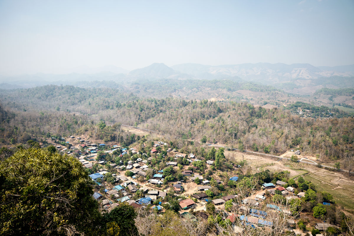 View from Wat Phra That Rattana Chedi in Tak
