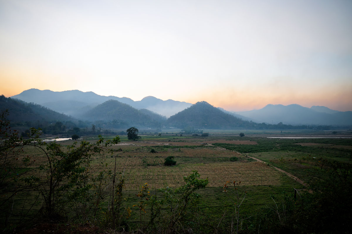 Moei River between Thailand and Myanmar
