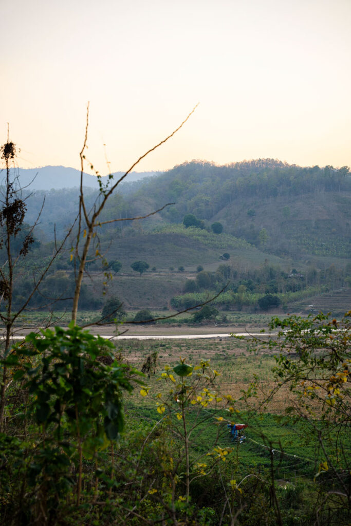 Moei River between Thailand and Myanmar