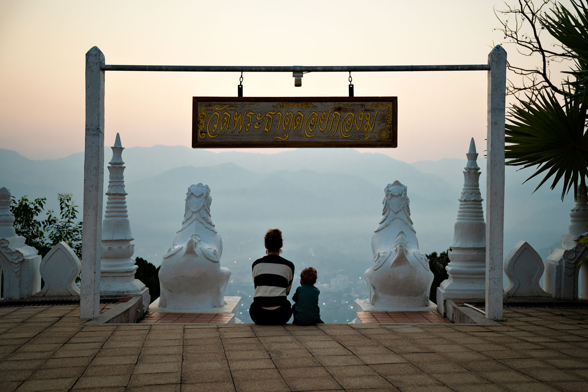Wat Phra That Doi Kong Mu in Mae Hong Son
