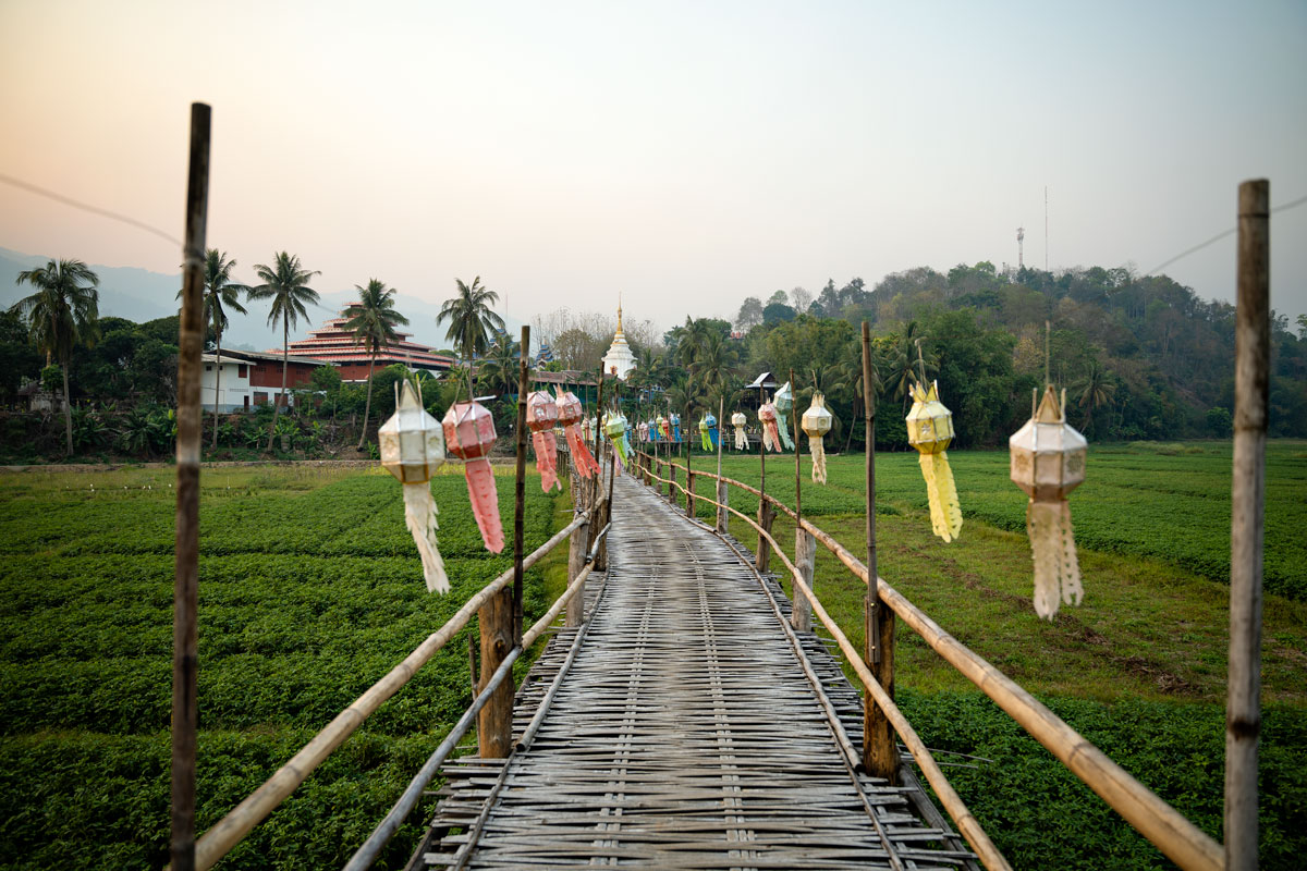 Su Tong Pae Bridge in Mae Hong Son