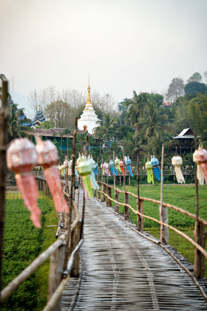 Su Tong Pae Bridge in Mae Hong Son