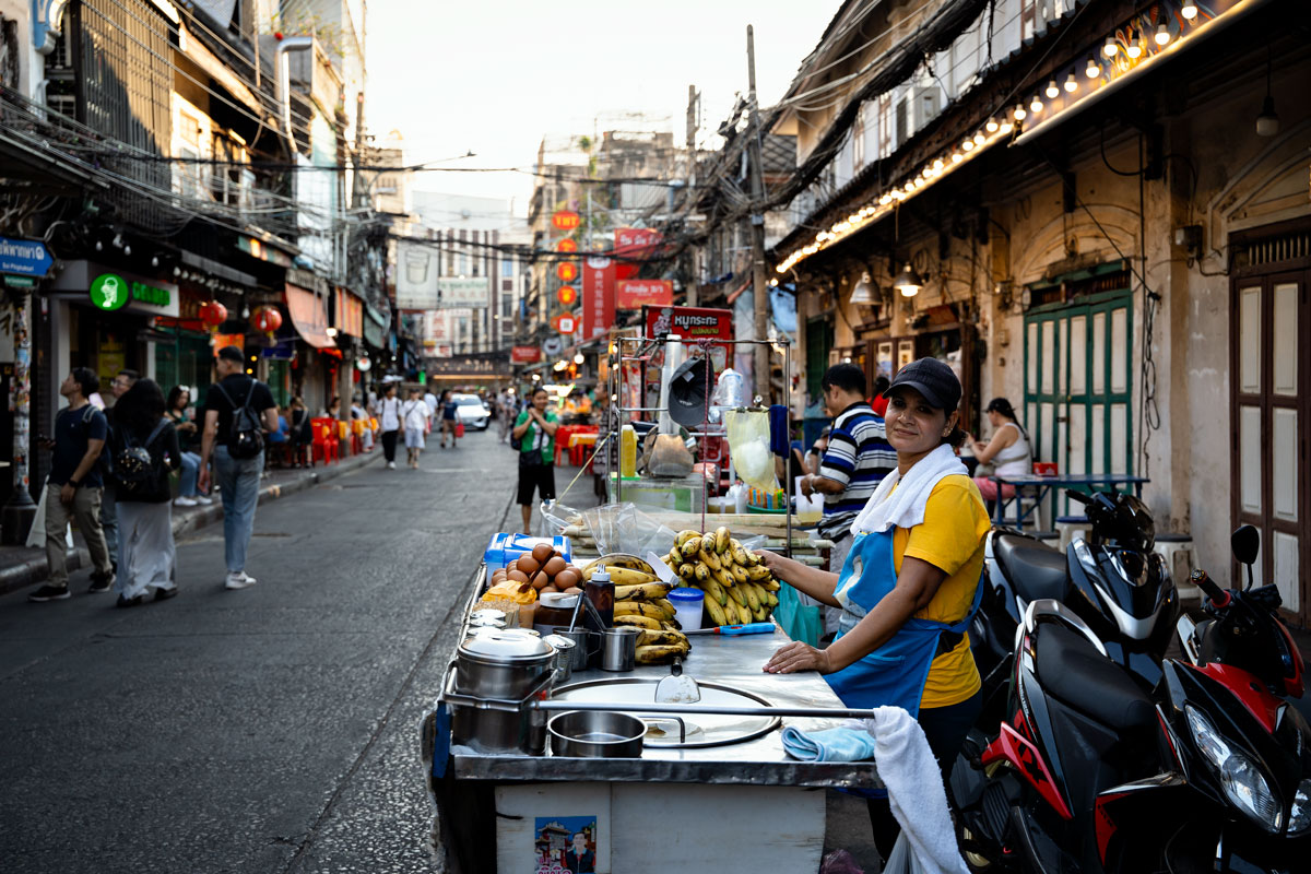 Walking Through China Town in Bangkok