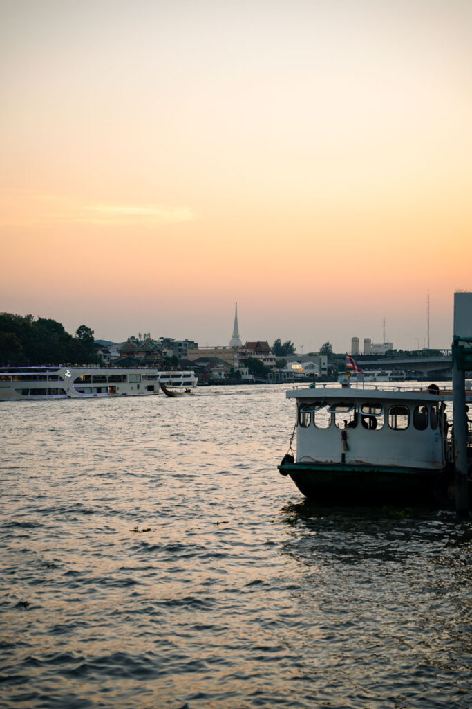 Sunset at Chao Phraya