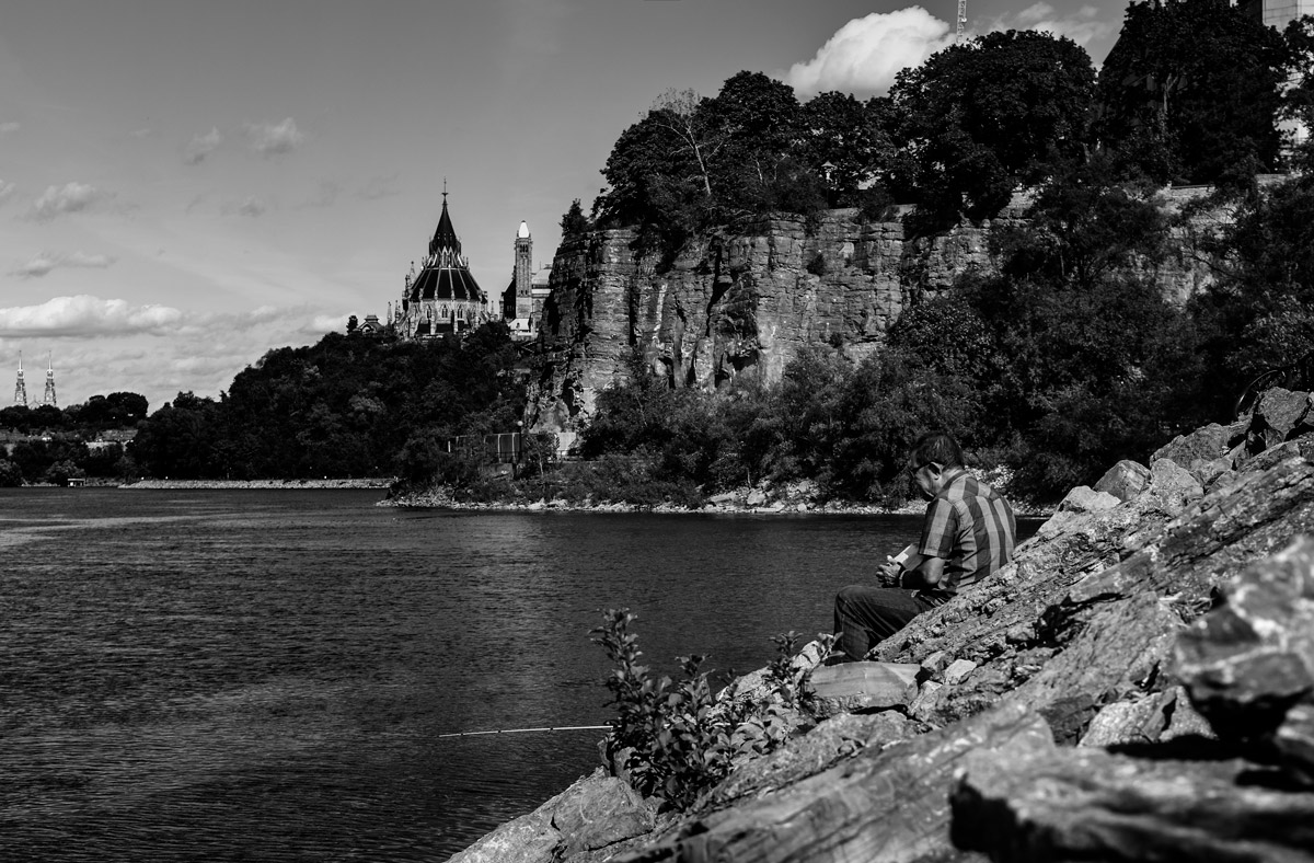 Fisherman in Ottawa